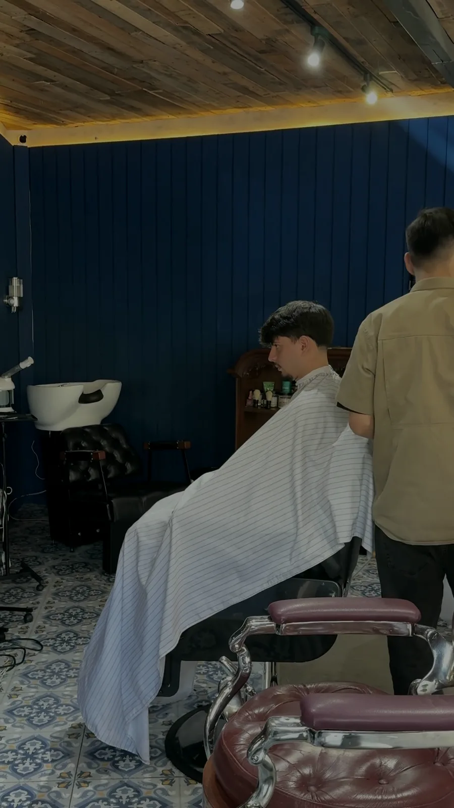 Ambiente da barbearia